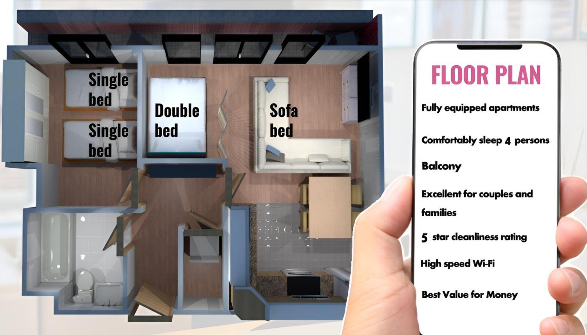 Sidemersey Livings- Convenient And Central 2-Bedroom Haven In L1 Liverpool Eksteriør billede